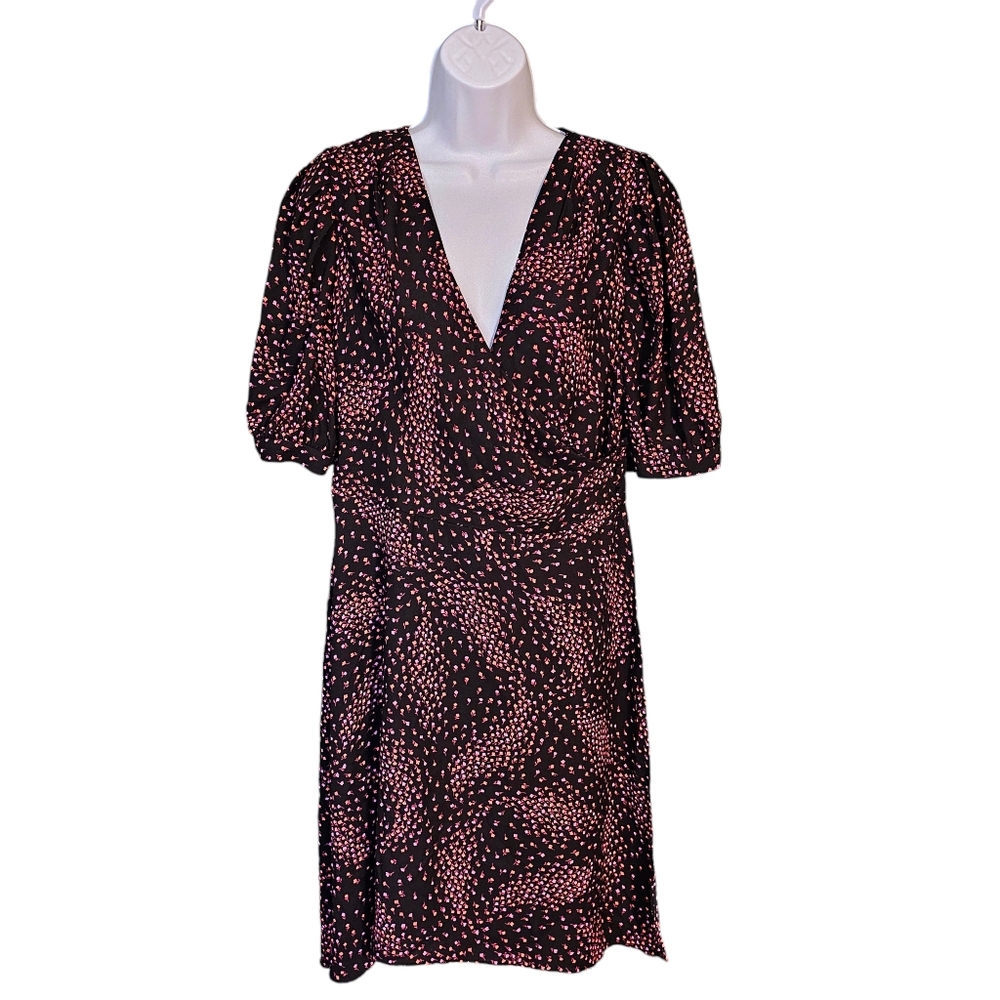 Kate Spade Meadow Wrap Floral Print Dress Size 10 - Picture 3 of 15